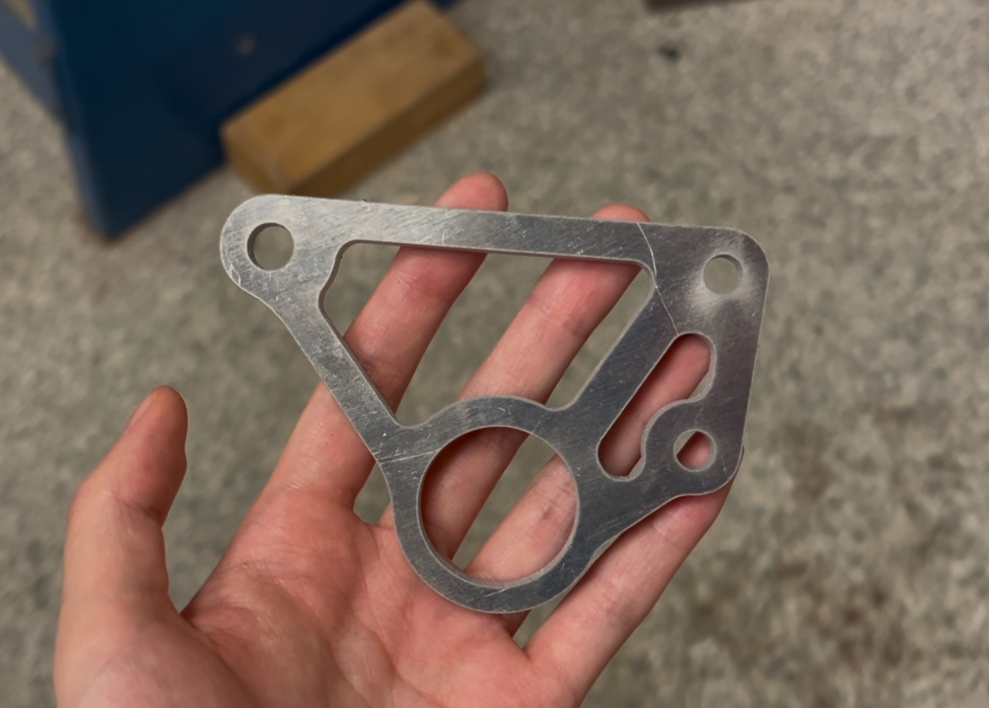 Bellcranks installed on the car