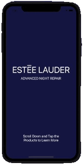 Estée Lauder mobile app demonstration