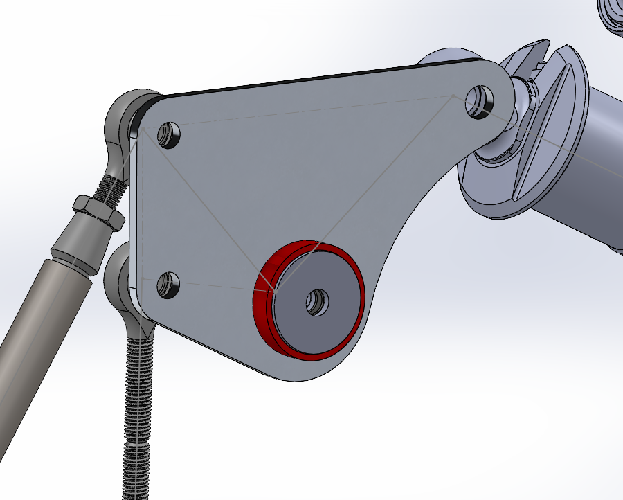 Front bellcrank clearance check