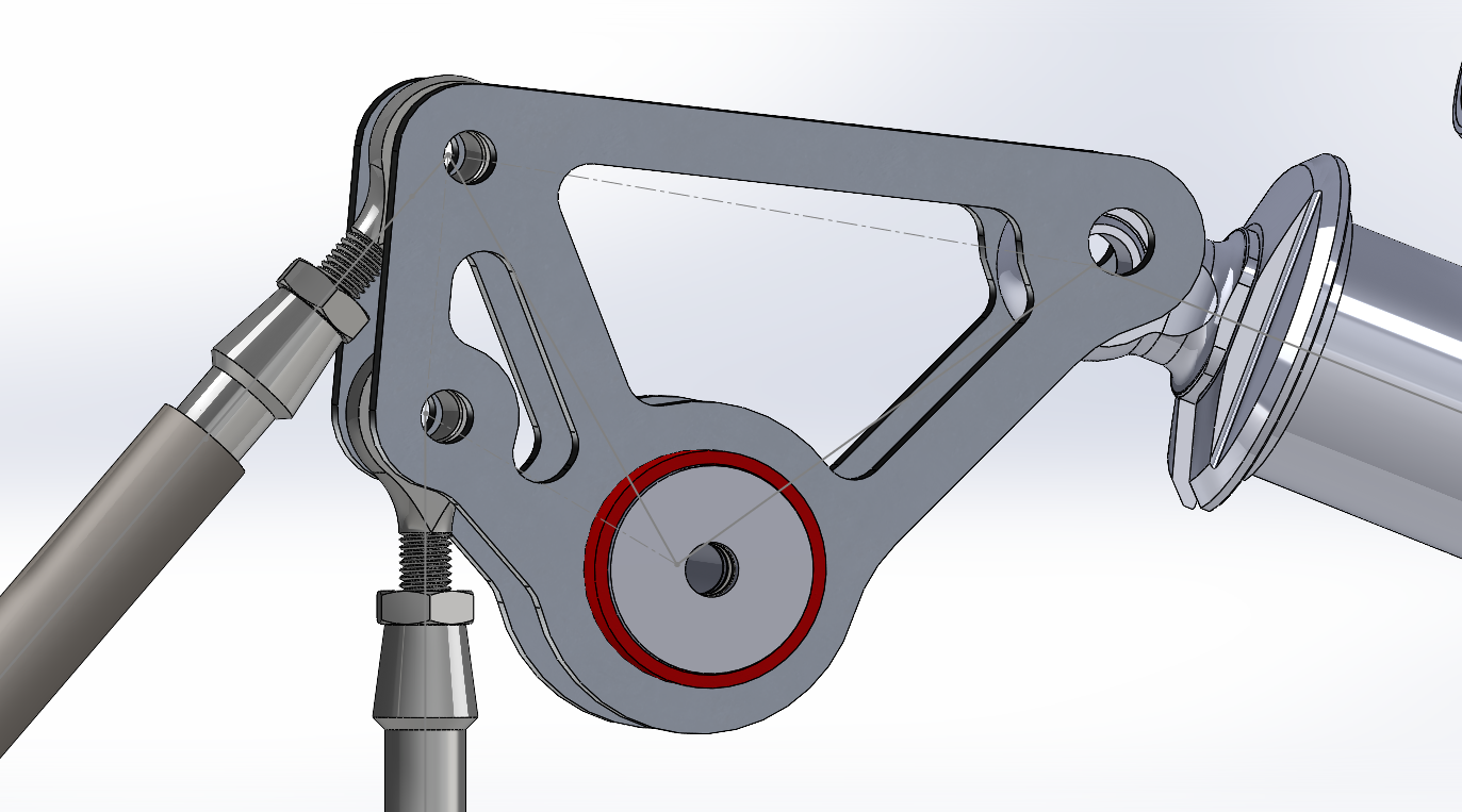 Rear bellcrank clearance check