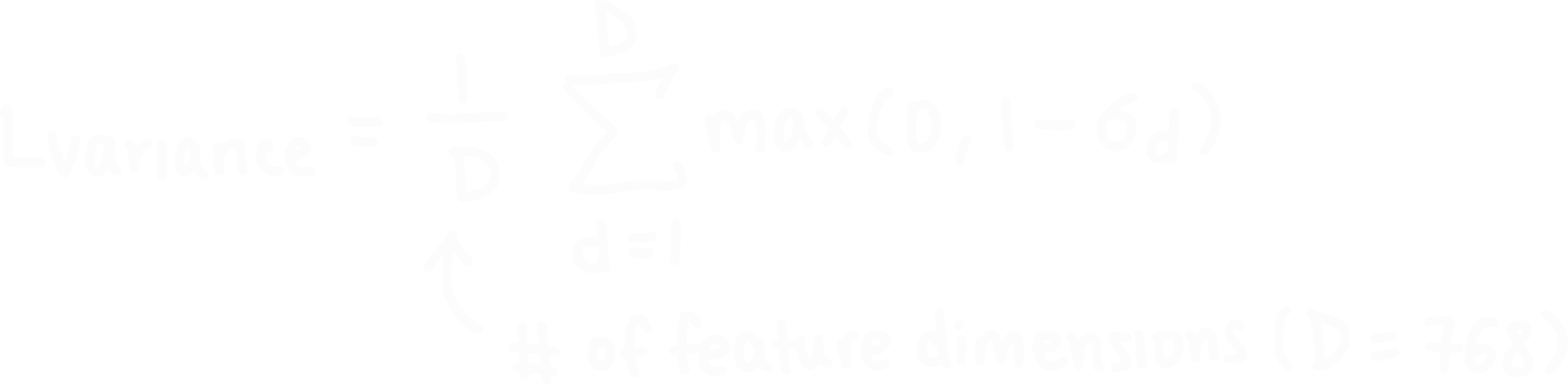 Variance loss equation